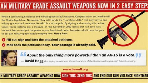Fl Assault Weapons Ban Amendment Misses Deadline For Ballot Miami Herald