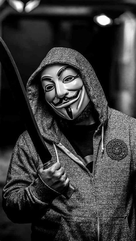 Mask Man Mask Anonymous Vendetta Hackers Horror Rappers Smoking