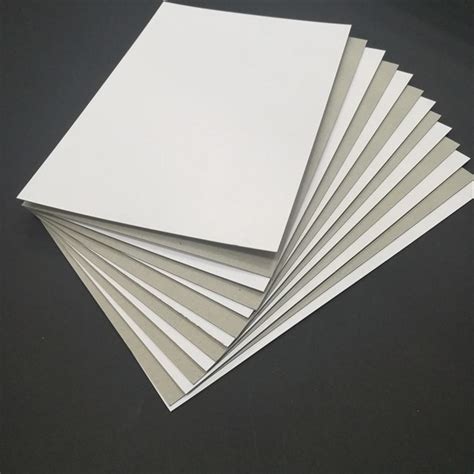 Hard Paper Duplex Board Grey Back In Sheets China Duplex Board Grey