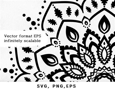 Mandala svg boho mandala svg flower mandala mandala for | Etsy