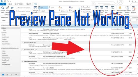 How To Fix Microsoft Outlook 2016 Preview Pane Not Showingworking