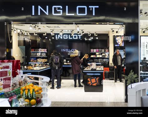 Krakow Poland 19th Mar 2018 Inglot Store In Galeria Krakowska
