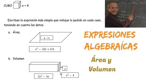 Expresiones Algebraicas Volumen Y Área Youtube