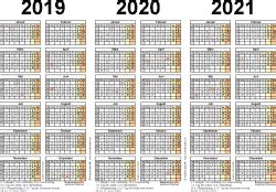 In diesem angegebenen kalender können sie alle wichtigen ereignisse und feiertage verfolgen, die im alle termine und tage des nrw 2021 sind in diesem kalender gut dargestellt. Dreijahreskalender 2019/2020/2021 als PDF-Vorlagen
