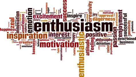 Enthusiasm Word Cloud Center For Healthy Churches