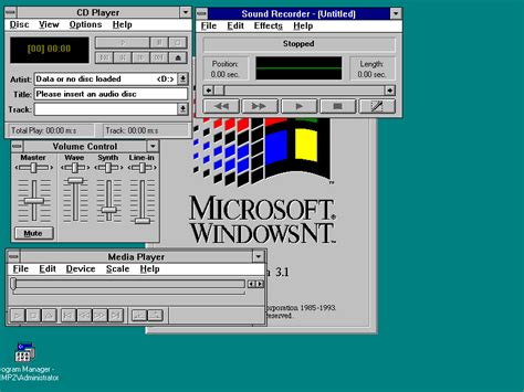 Windows Nt 31 Microsoft Windows Y Sus Avances