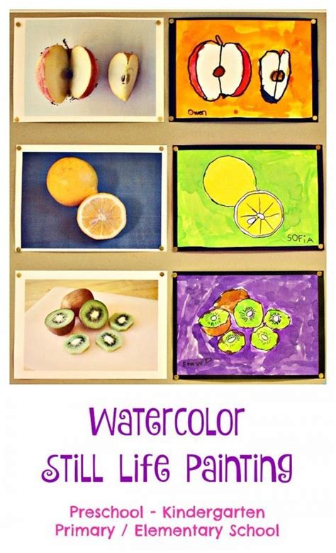 So let's get into these easy still life painting ideas for beginners. KIDS WATERCOLOR STILL LIFE | Art for kids, Art lessons for kids, Kids watercolor