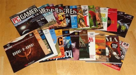 Pc Gamer Magazine Demo Discs Large Lot From 1995 2000 Computer Games