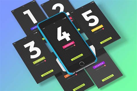 Download iPhone UI Showcase Mockups | Mockup World