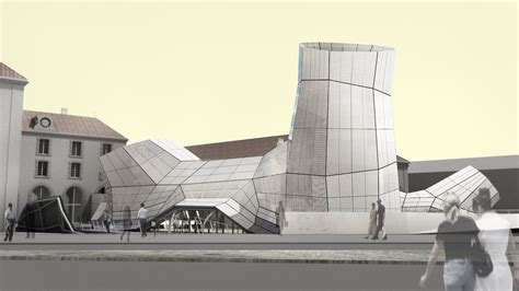 Projet architectural du FRAC Centre Orléans livraison 2012