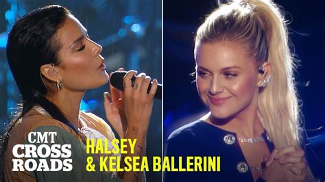 Halsey And Kelsea Ballerini Perform Graveyard Cmt Crossroads