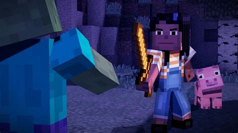 Minecraft Story Mode 2015 Promotional Art Mobygames