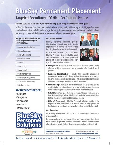 Bluesky Personnel Solutions Information