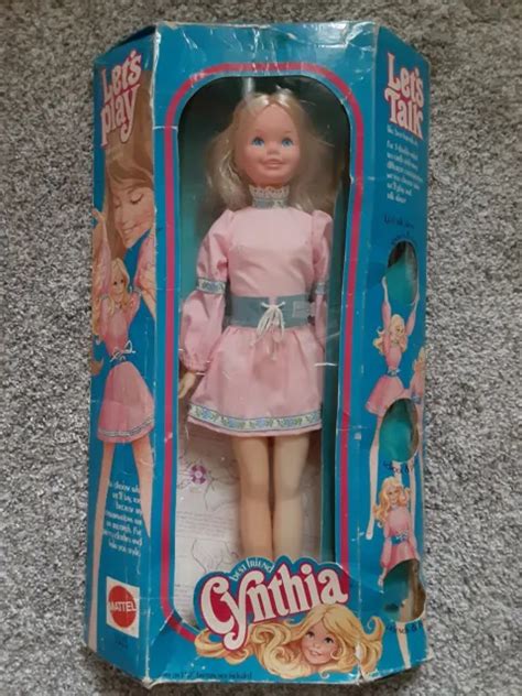 Vintage 1971 Mattel 19 Best Friend Cynthia Non Talking Doll Records In Box 3500 Picclick