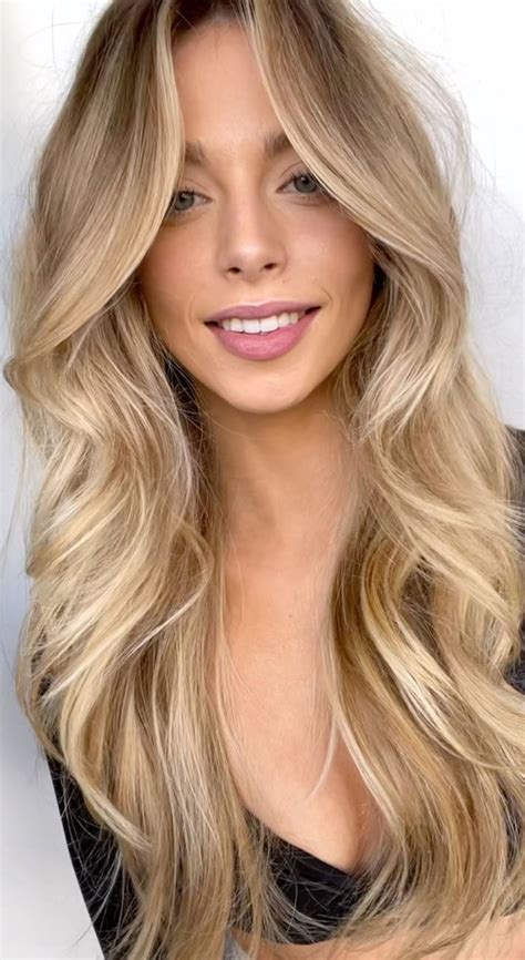 30 Hair Colour Trends To Try In 2023 Soft Blonde Blend French Glossy