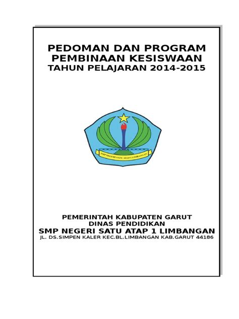 Dimulai dari pengertiannya terlebih dahulu. Contoh Program Kerja Pengembangan Kesiswaan SMP.doc