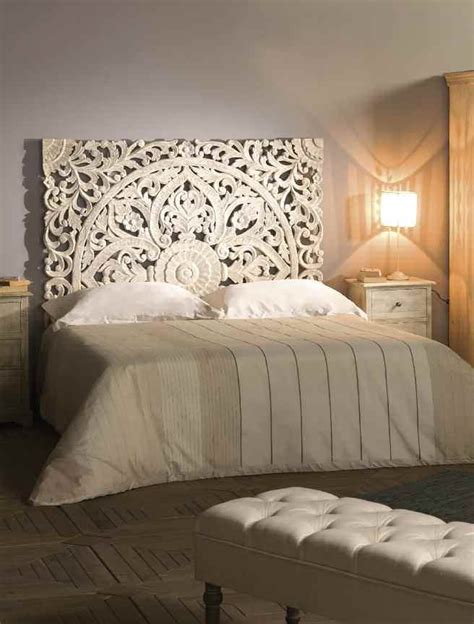 Un dettaglio significativo per la vostra camera da letto in stile etnico e non. Testata letto matrimoniale legno Etnico Outlet Testate letto