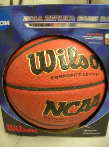 Basketballs Wilson Ncaa Replica Game Ball Official Size 295 Indoor