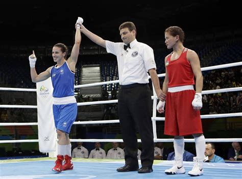 Canadas Mandy Bujold Wins Preliminary Bout In Womens Flyweight Boxing