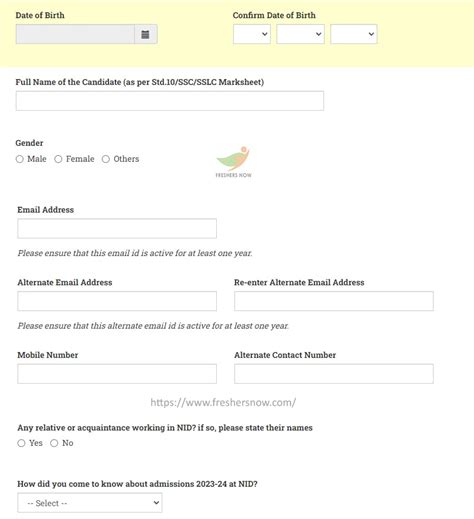 How To Fill Nid Dat Application Form 2023 Registration Process
