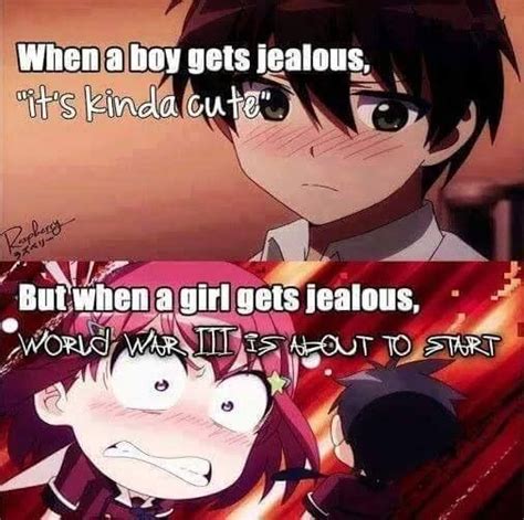 When A Boy And A Girl Get Jealous Anime Amino