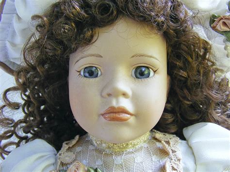 Porcelain Doll Face Close Up View Free Stock Photo Freeimages