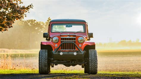1955 Willys Jeep Pickup With Jk Wrangler Chassis Rocks Supercharged V6