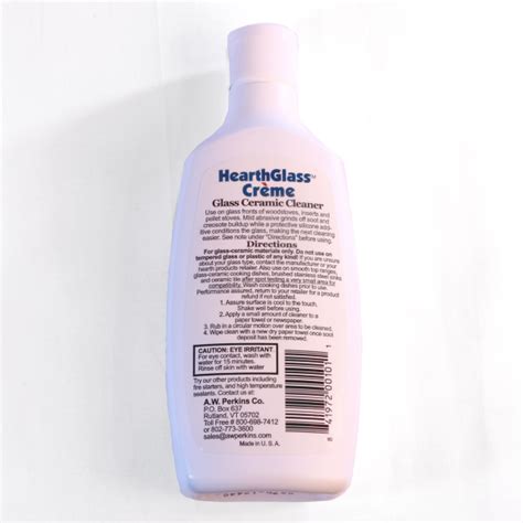 Stove glass cleaners are specially formulated to dissolve away stubborn and unsightly deposits such as smoke stains, tar and carbon for use on all woodburning, solid fuel and multifuel stoves, and glass fire screens. Hearth Glass Creme Wood Stove Glass Cleaner