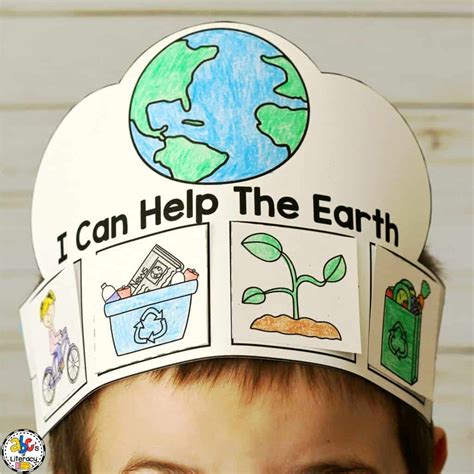 Earth Day Crown Printable