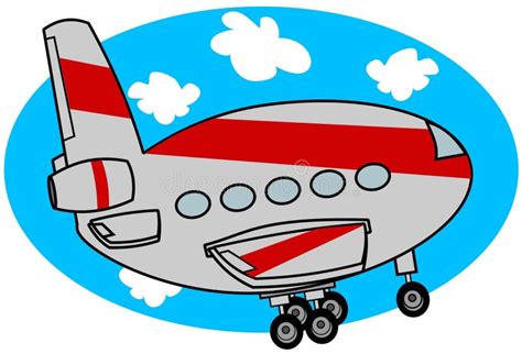 Cartoon Jet Taking Off Stock Illustration Illustration Of Cartoon