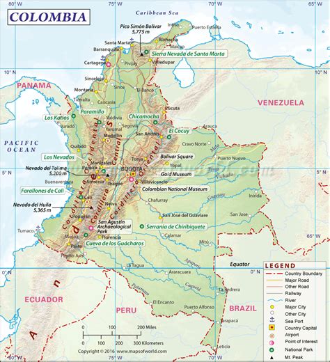 Colombia Map Map Of Colombia Collection Of Colombia Maps Colombia