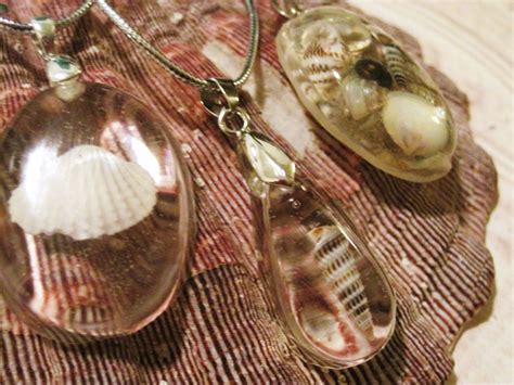How To Make Resin Seashell Jewelry Feltmagnet