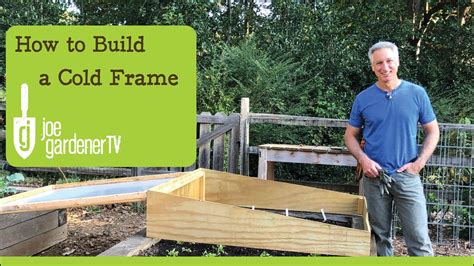 How To Build A Simple Cold Frame Youtube