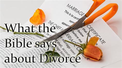 What The Bible Says About Divorce Youtube