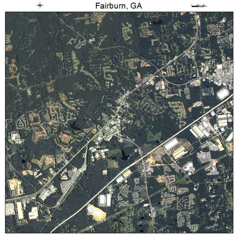 Aerial Photography Map Of Fairburn Ga Georgia