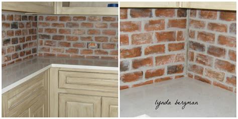 Thoroughly wash the faux brick surface and let it dry completely.; BIRDS & DAFFODILS: DRAWING & PAINTING FAUX BRICKS (TROMPE ...