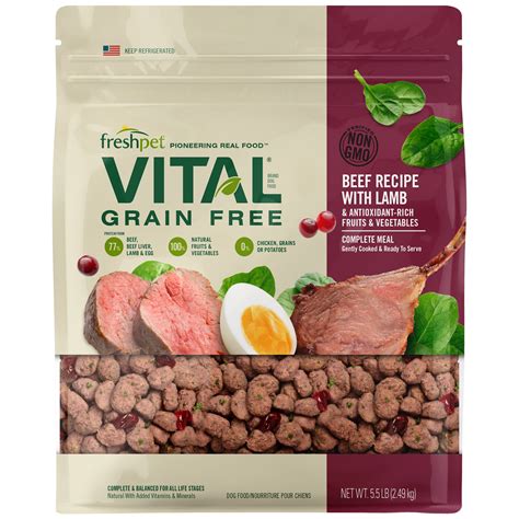 Freshpet Vital Complete Meals Beef And Lamb Recipe For Dogs Petco