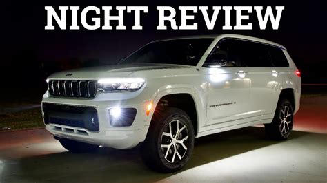Night Vision New Jeep Grand Cherokee L Night Review And Drive Youtube