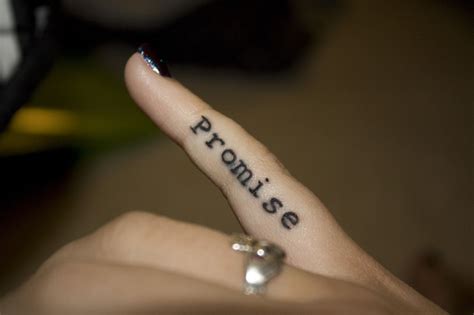 Promise Pinky Promise Tattoo Promise Tattoo Basic Tattoos