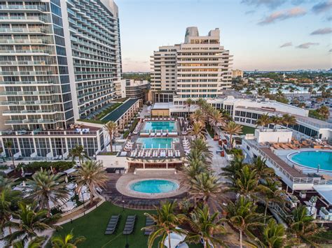 Aerial View Of The Nobu Hotel Miami Beach Adam Goldberg Photography
