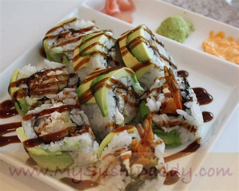 Find key ingredients about shrimp tempura roll, and recipes to make shrimp. How to Make Green Dragon Shrimp Tempura Sushi Roll | My ...