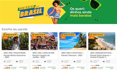 Semana Do Brasil Promoções De Passagens E Pacotes Agitam O Feriadão