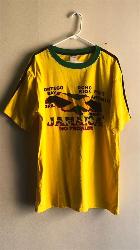 Jamaica Yellow T Shirt Etsy