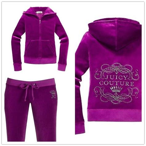 Juicy Couture Purple Velour Tracksuits Jcf0110 Jc0560 7562