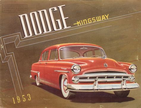 1953 Dodge Kingsway Brochure
