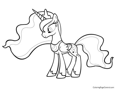 Princess luna coloring page to color, print or download. 20 Ideen Für My Little Pony Ausmalbilder Prinzessin Luna ...