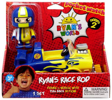 Ryans World Series 2 Ryans Race Rod Figure And Vehicle