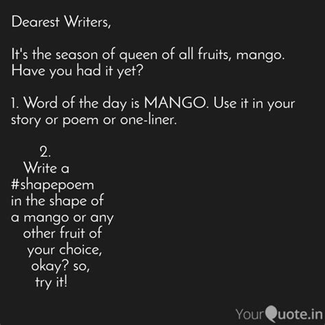 Best Mango Quotes Status Shayari Poetry And Thoughts Yourquote