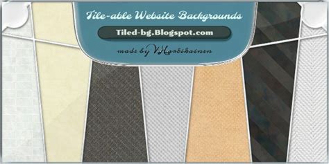 Tile-able Website Backgrounds
