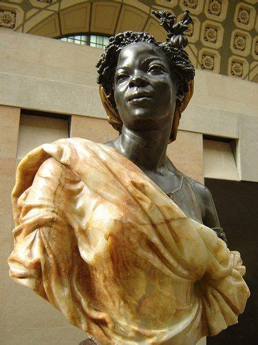 African Woman Sculpture By Charles Cordier In The Musee Dorsay In
